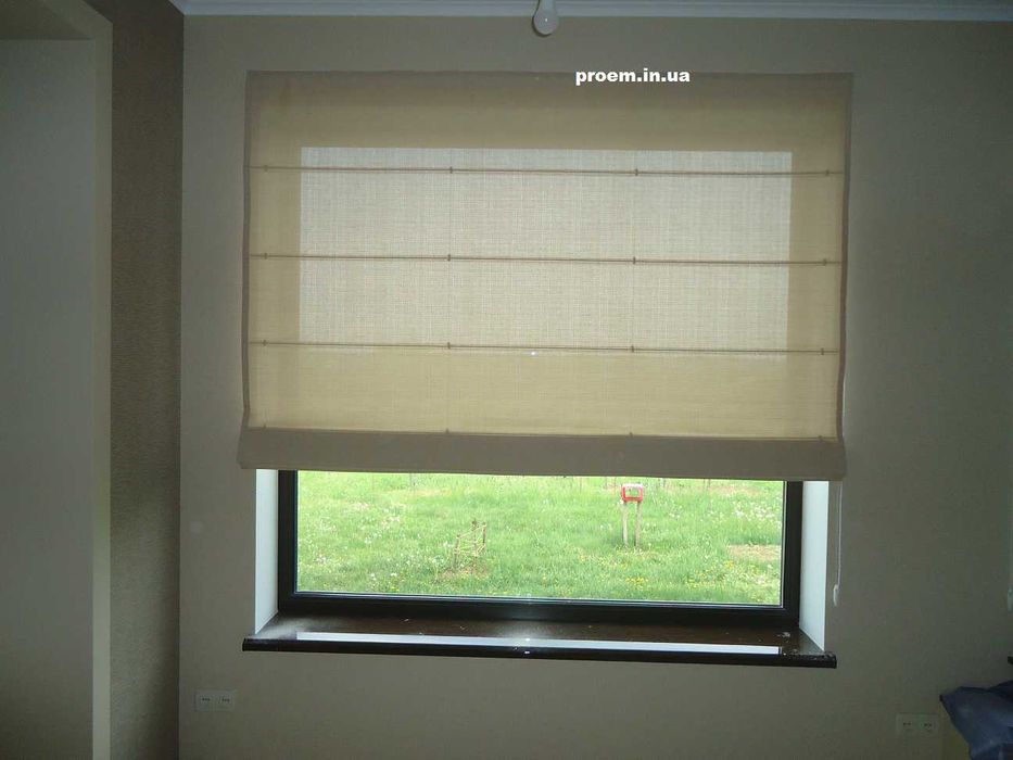 Римські штори у Львові: виготовлення та встановлення