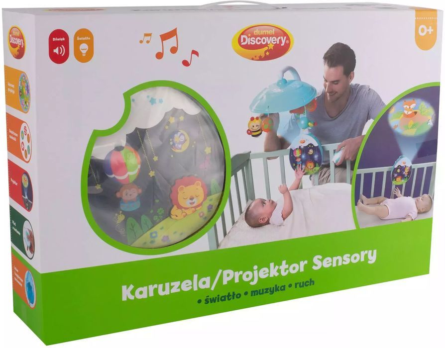 Karuzela/projektor sensory. Dumel Discovery. Nowy Produkt