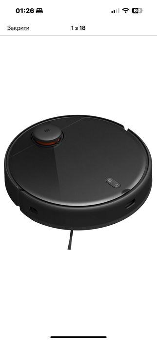 Робот-пилосос Xiaomi Mi Robot Vacuum-Mop 2 Pro Black (BHR5204EU)