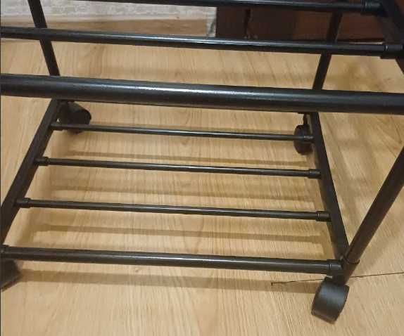 Стелаж вертикальний на колесах 5 полиць