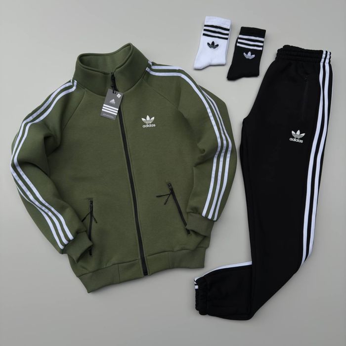 Зимовий костюм Adidas | Трьохнитка фліс | Унісекс | XS–XXXL