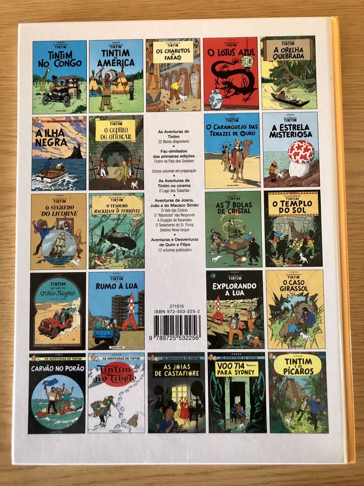 Livro As Aventuras de Tintin