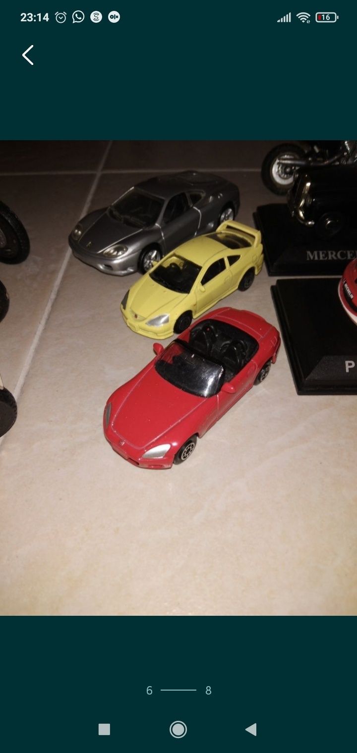 Miniaturas Honda, Yamaha, Mitsubishi, Peugeot, Porsche