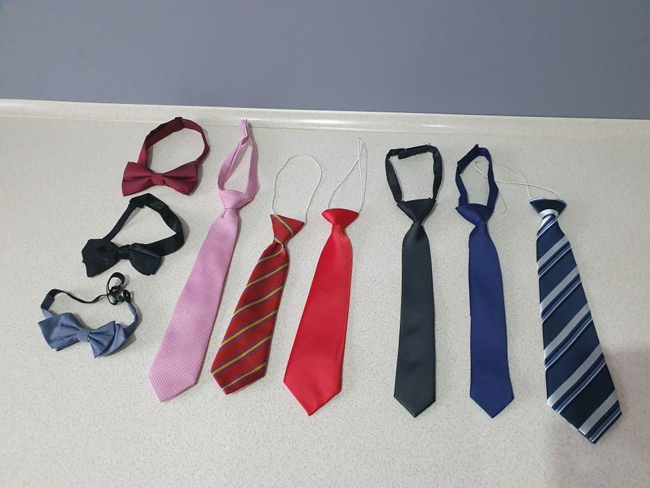 Krawat oraz Muszki dla chłopca komplet