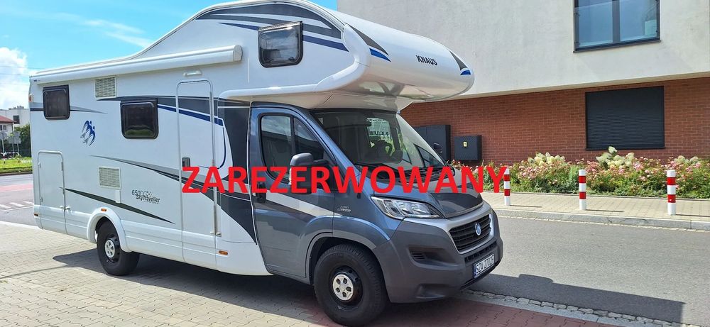 KNAUS Salon Polska, VAT 23%, Sky Traveller 650DG  , 100% bezwypadkowy, kamper półintegra alkowa
