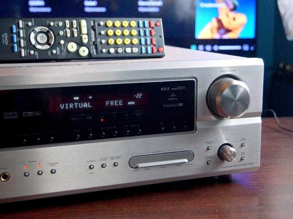 Amplituner STAN PERFEKT!!! Denon AVR 2106+Pilot oryginalny Wysyłka