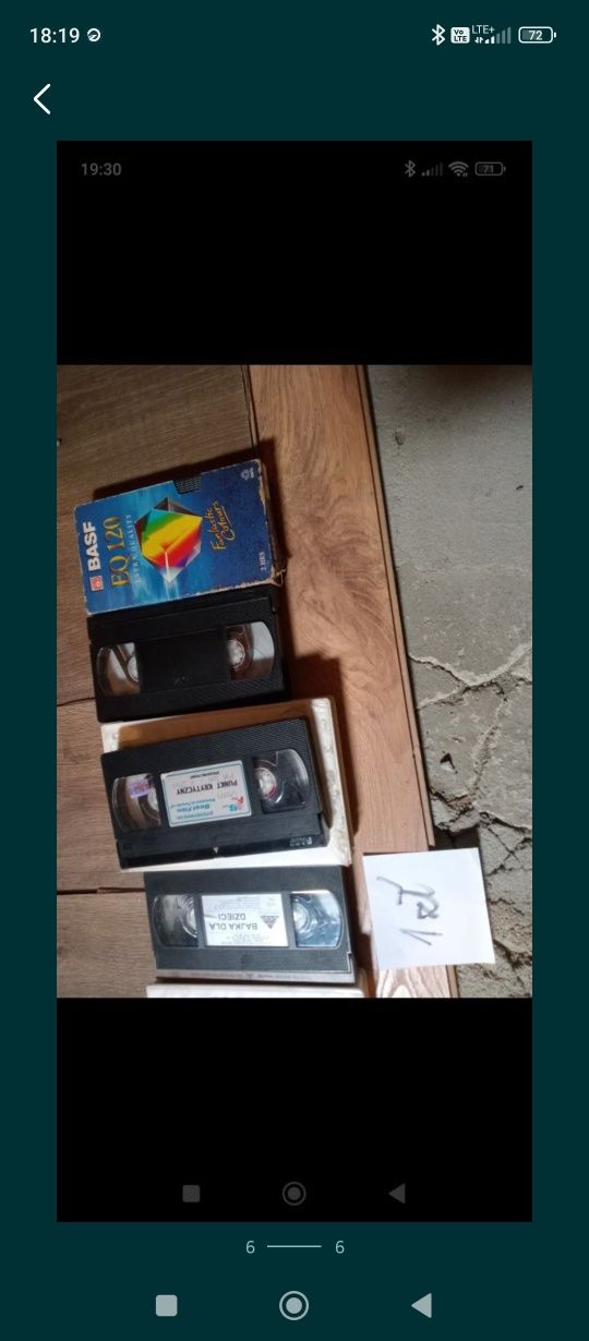 Kasety VHS dla dziewczynki i chłopca