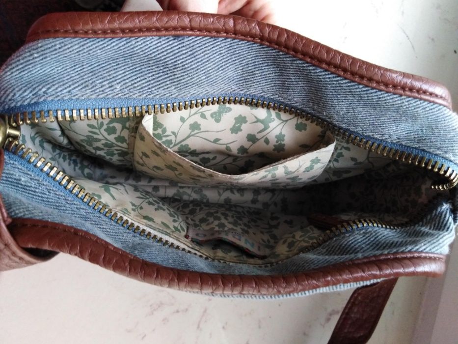 Torebka M&S Indigo Collection niebieska 17x21x10