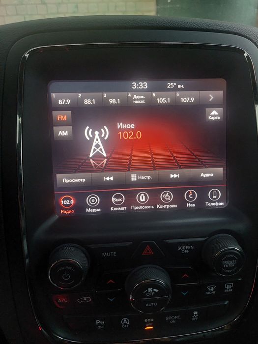 Русифікація русификация Jeep Dodge KL, WK2, MP, WD