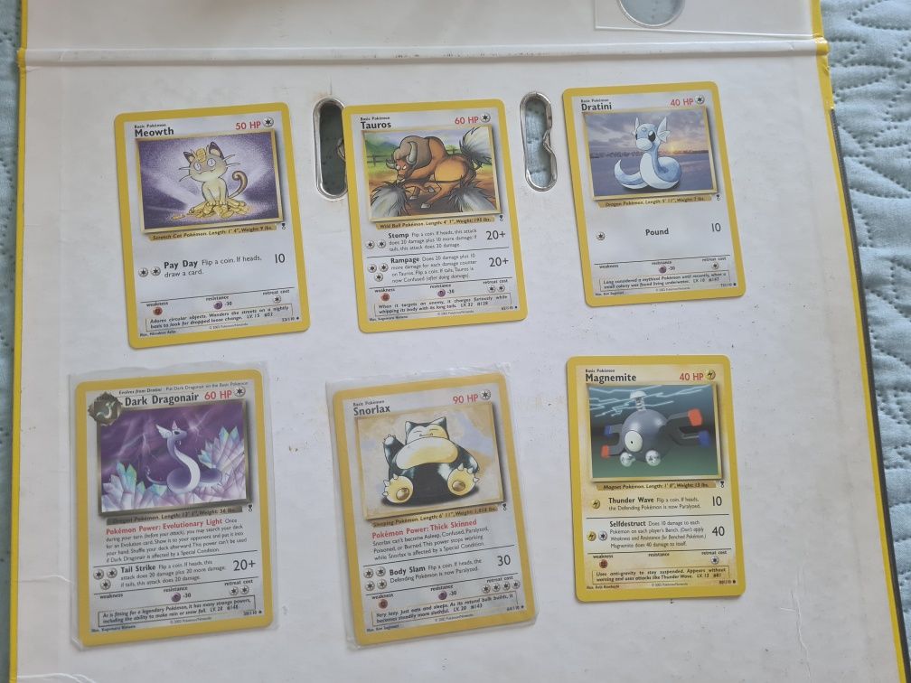 38 kart Pokemon, Legendary Collection, reverse holo