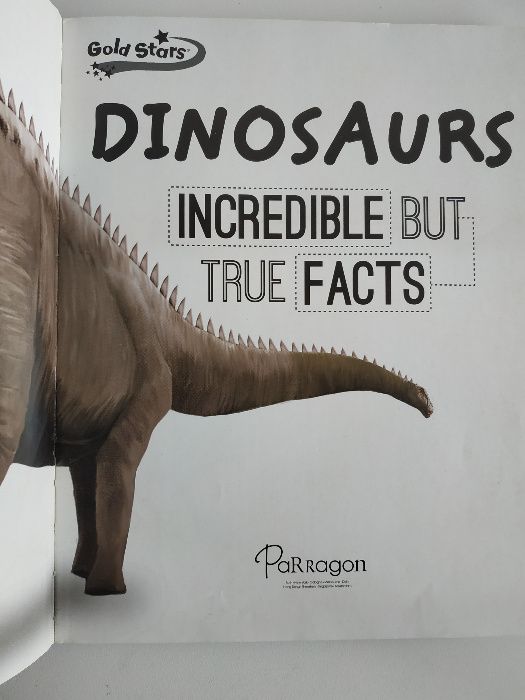 Dinosaurs. Incredible facts. Детская книга на английском языке. Новая