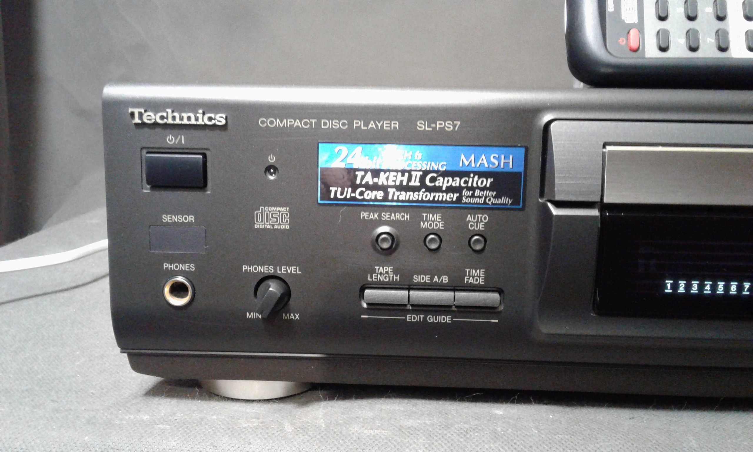 TECHNICS SL-PS7,pilot,odtwarzacz cd