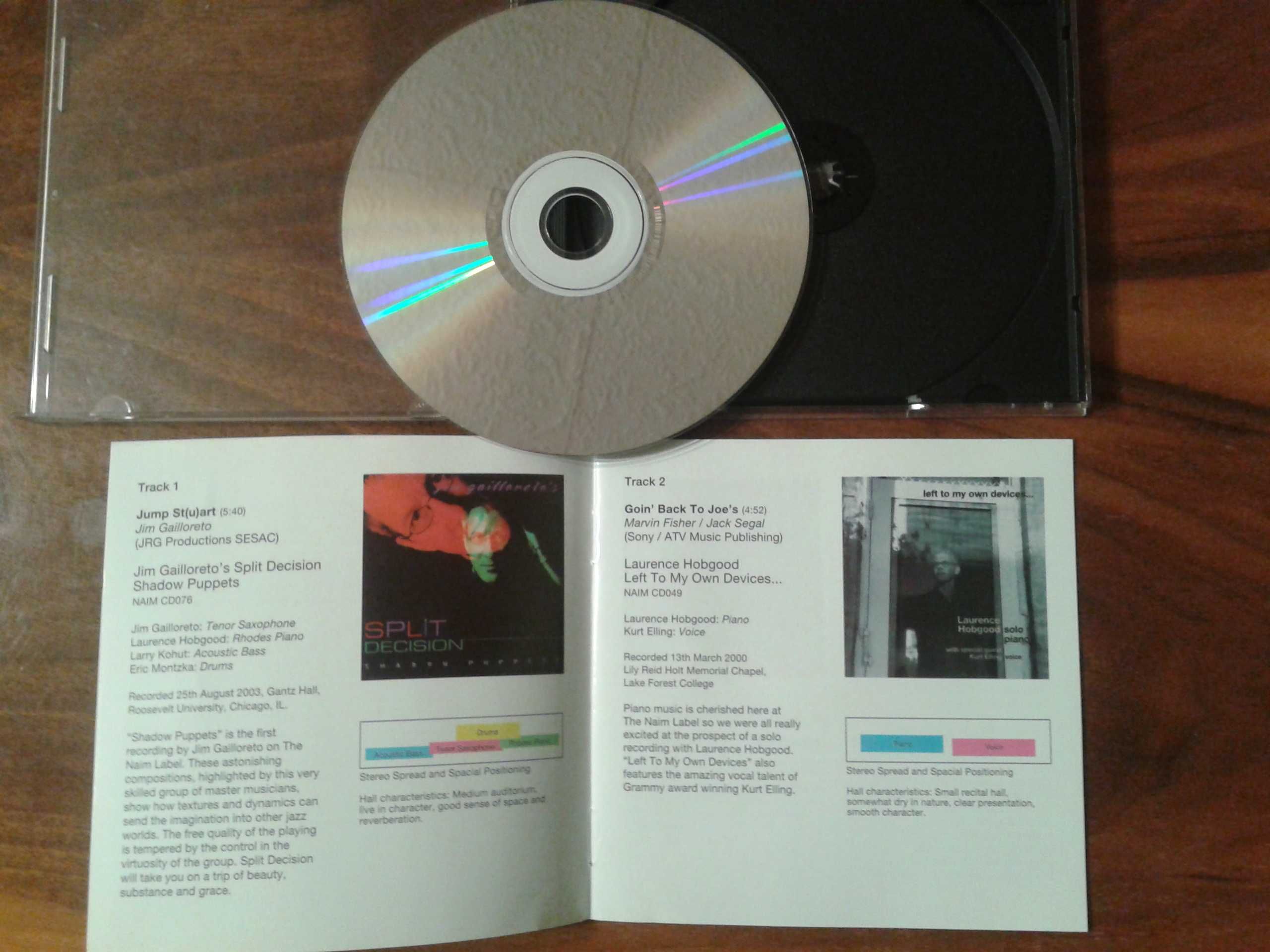 Płyta CD "True stereo - Unprocesses Analog Recordings"
