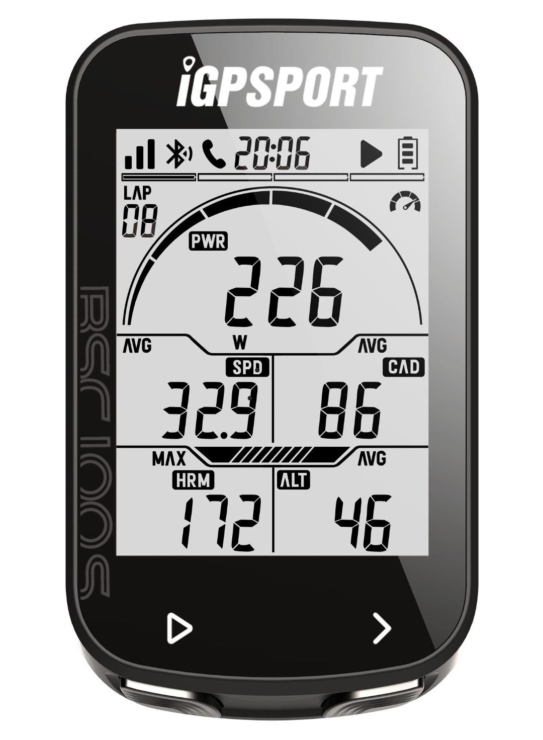 Licznik rowerowy IGPSPORT GPS BSC100S uchwyt CYCPLUS Z1