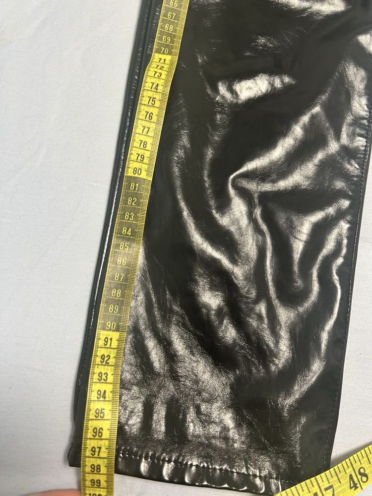 Spodnie lateksowe skórzane H&M lateks skóra 40