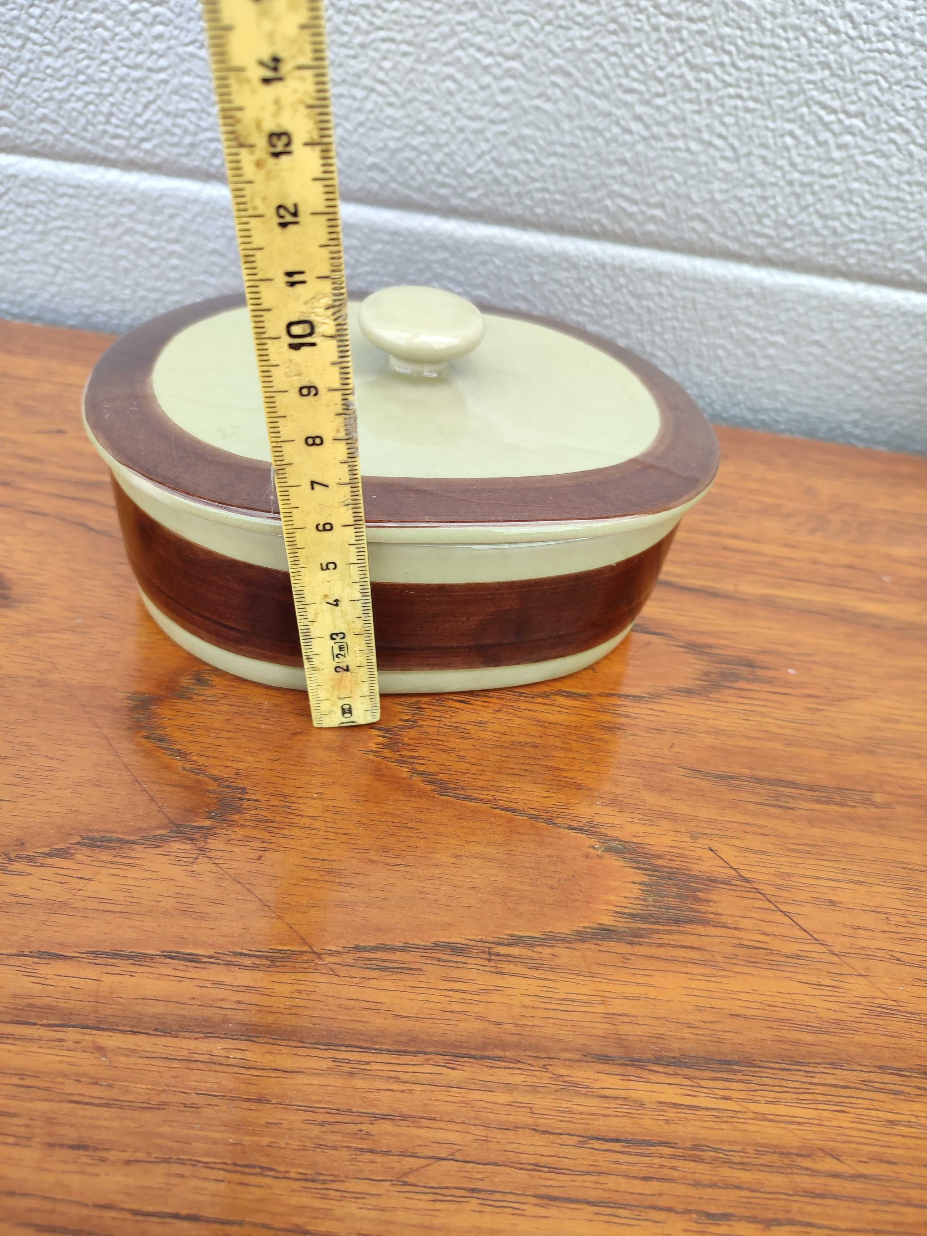 Porcelanowa Maselnica  Melitta - Ceracron - vintage - design - R