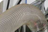 Tubo Flexível para aspiração e ventilação PU Metal