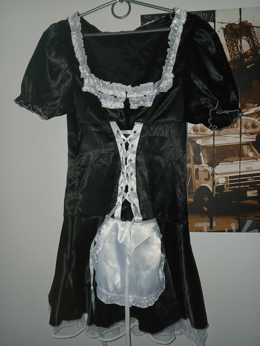 Sprzątaczka pokojówka sexy kostium przebranie strój r. XL