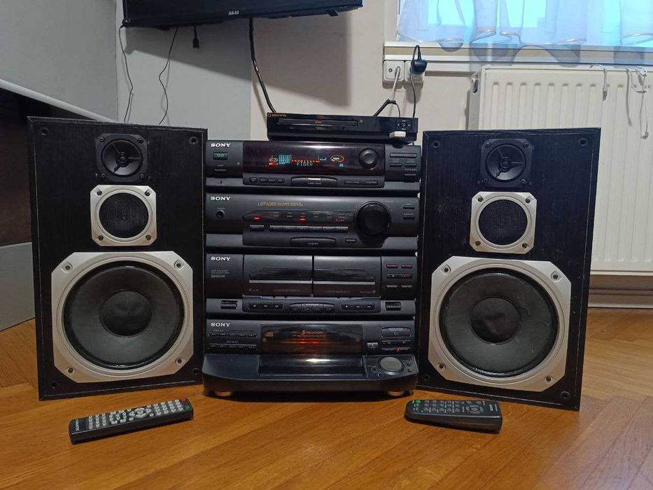 Dużą wieża muzyczna HI FI Sony, Tonsil, Technics.