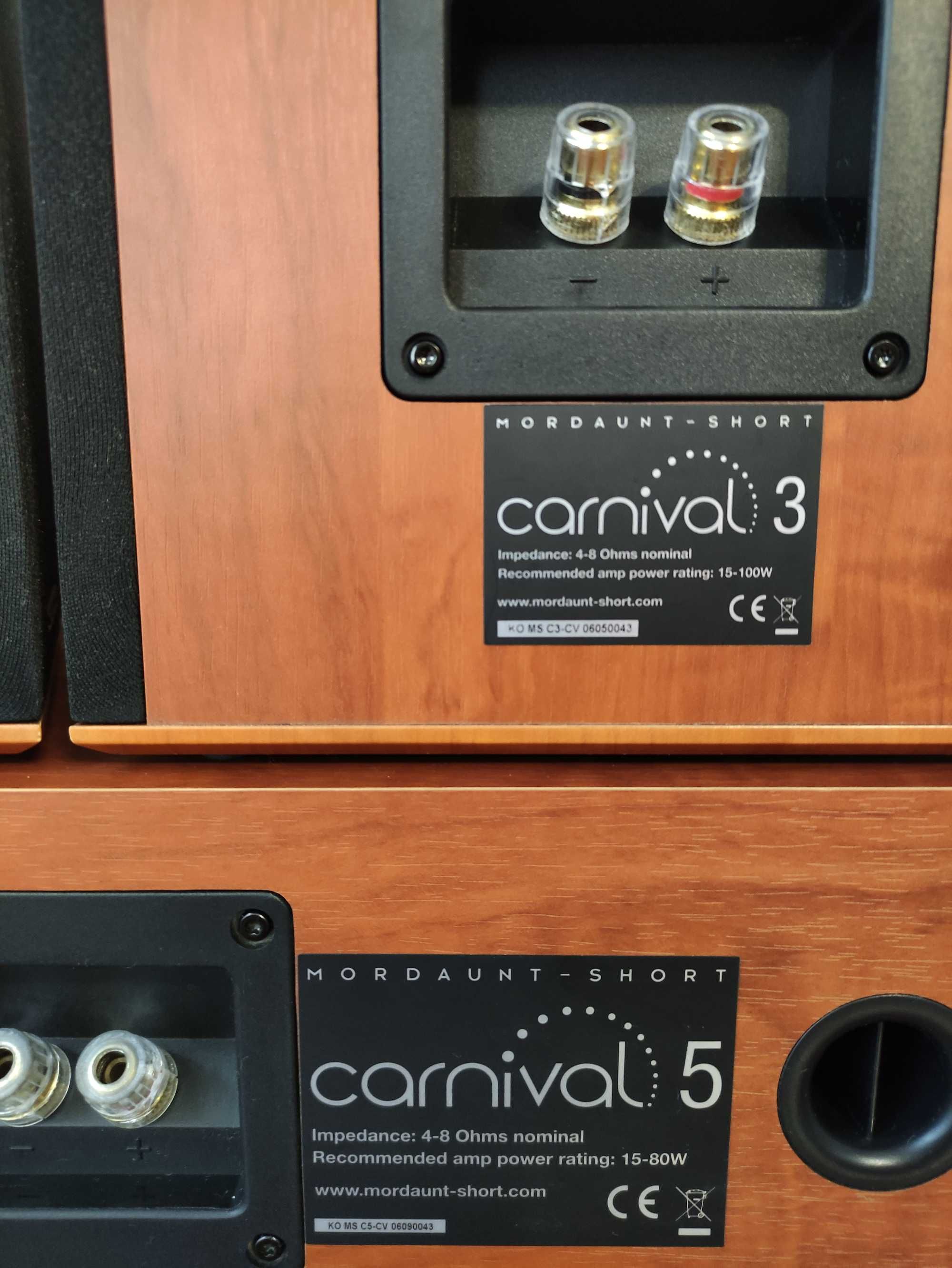 Акустика колонки  Mordaunt-Short Carnival 3  центр Carnival 5 Англия