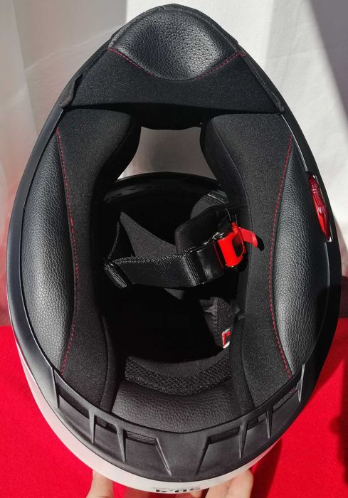 Capacete de mota Givi 50.4 Sniper Branco (M - 58)