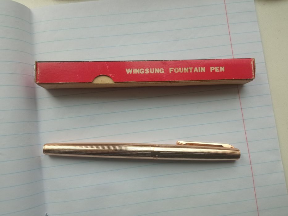 Колекційна ручка з позолотою Wing Sung 220