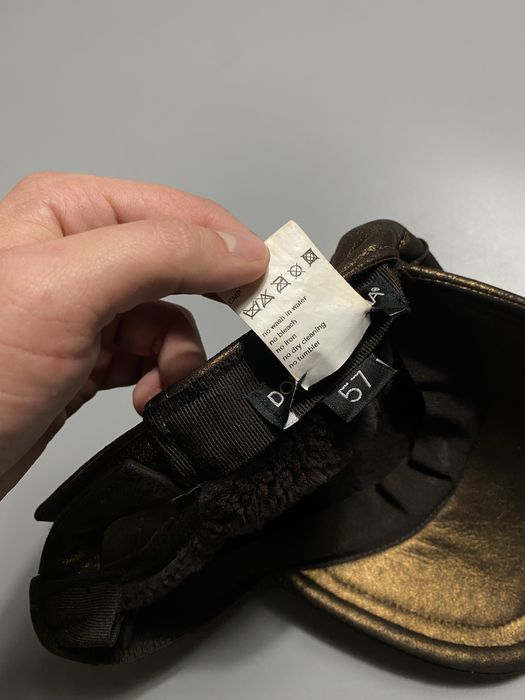 Dolce & Gabbana рідкцсна кепка хутряна y2k vintahe