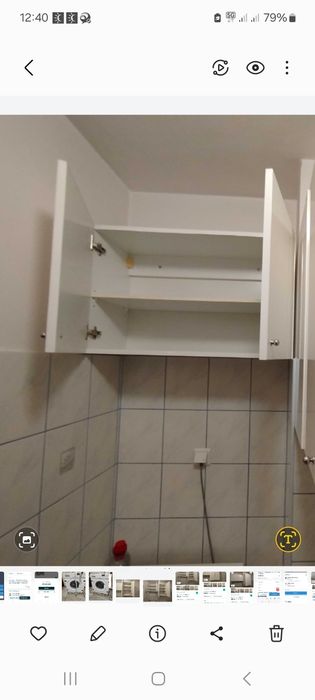 Szafki łazienkowe białe