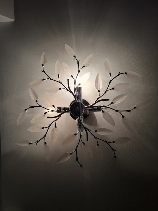 Lampa sufitowa liście listki