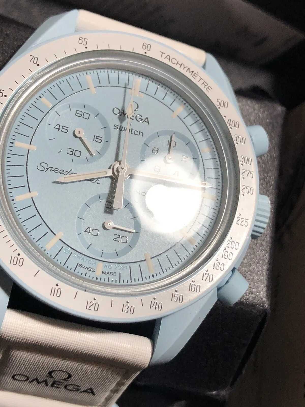 Swatch xOmega Bioceramic Moonswatch Mission to UranusSO33L100