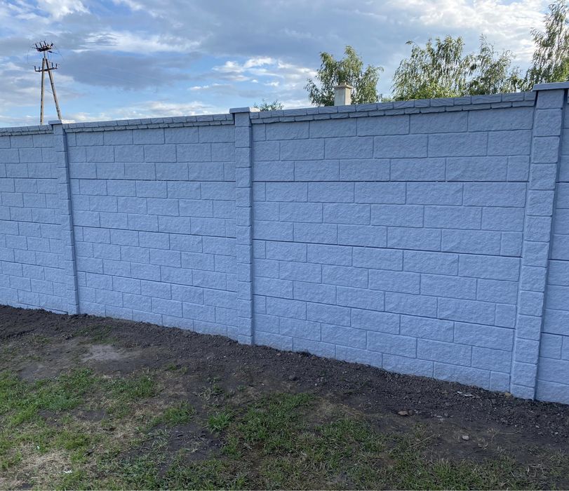 Plot betonowy, ogrodzenie betonowe, plyty + TRANSPORT | PRODUCENT