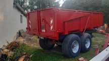 Przyczepa skorupowa rolnicza tandem brimont 12 ton