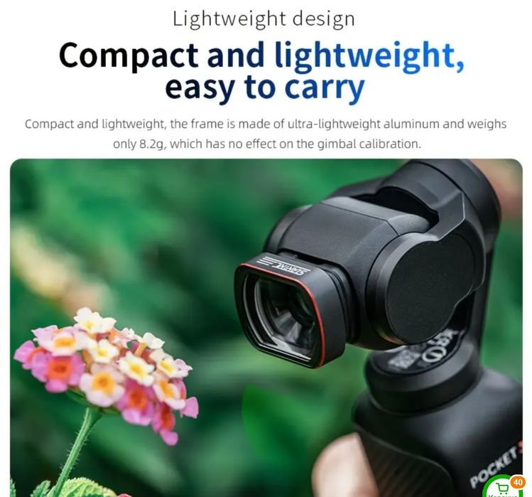 Макро обьектив для DJI osmo pocket 3 премиум класса.