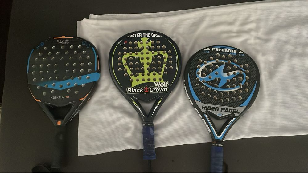 Lote 3 Raquetes de Padel – Excelente Oportunidade