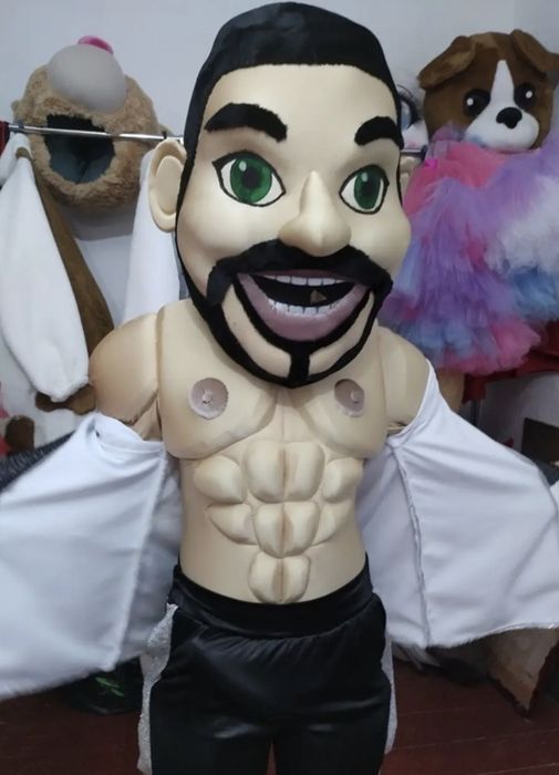 Привітання ,білий ведмідь,панда,пес Патрон,зайчик,кролик,стриптизер