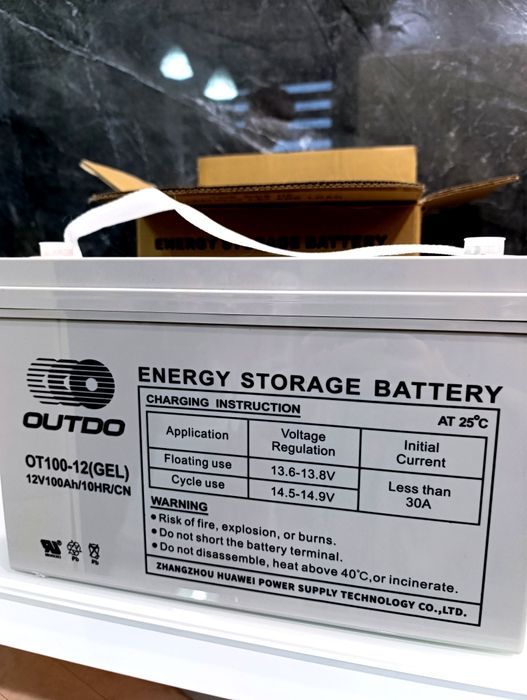 Гелевий акумулятор OUTDO 12 V