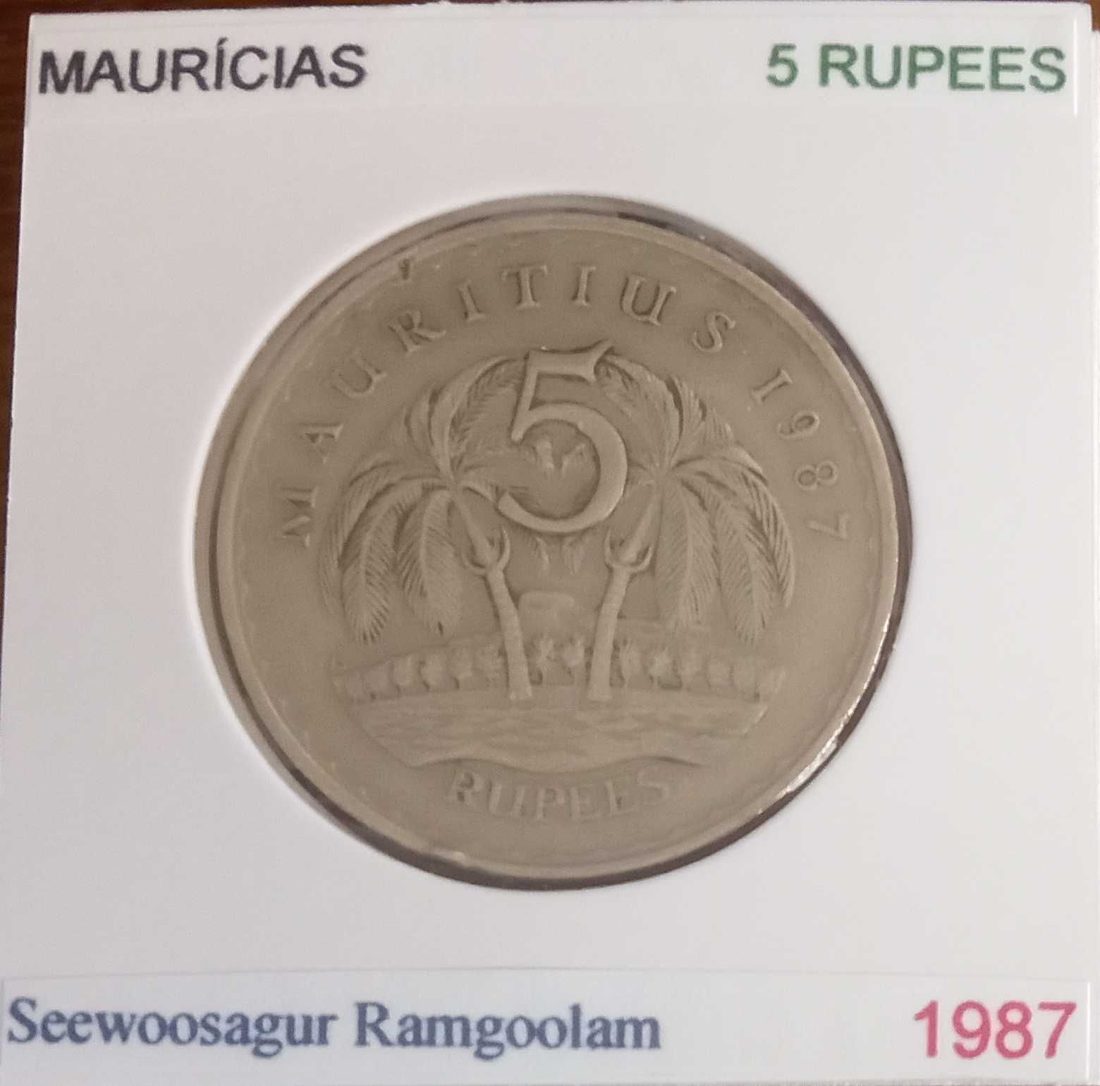 Maurícias ... ( Ilhas ) - - - - - Moedas