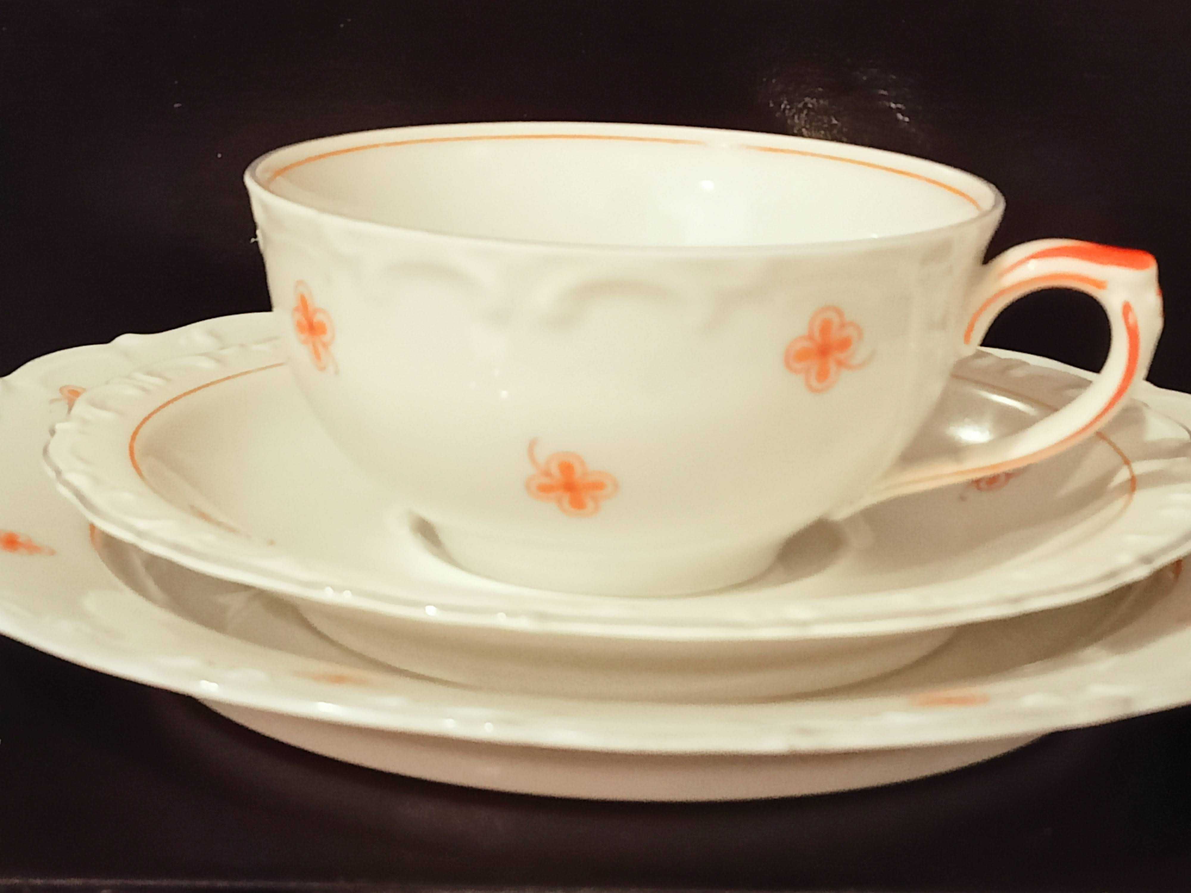 **filiżanka stara sygnatura porcelana Turyngia 1937_1949
