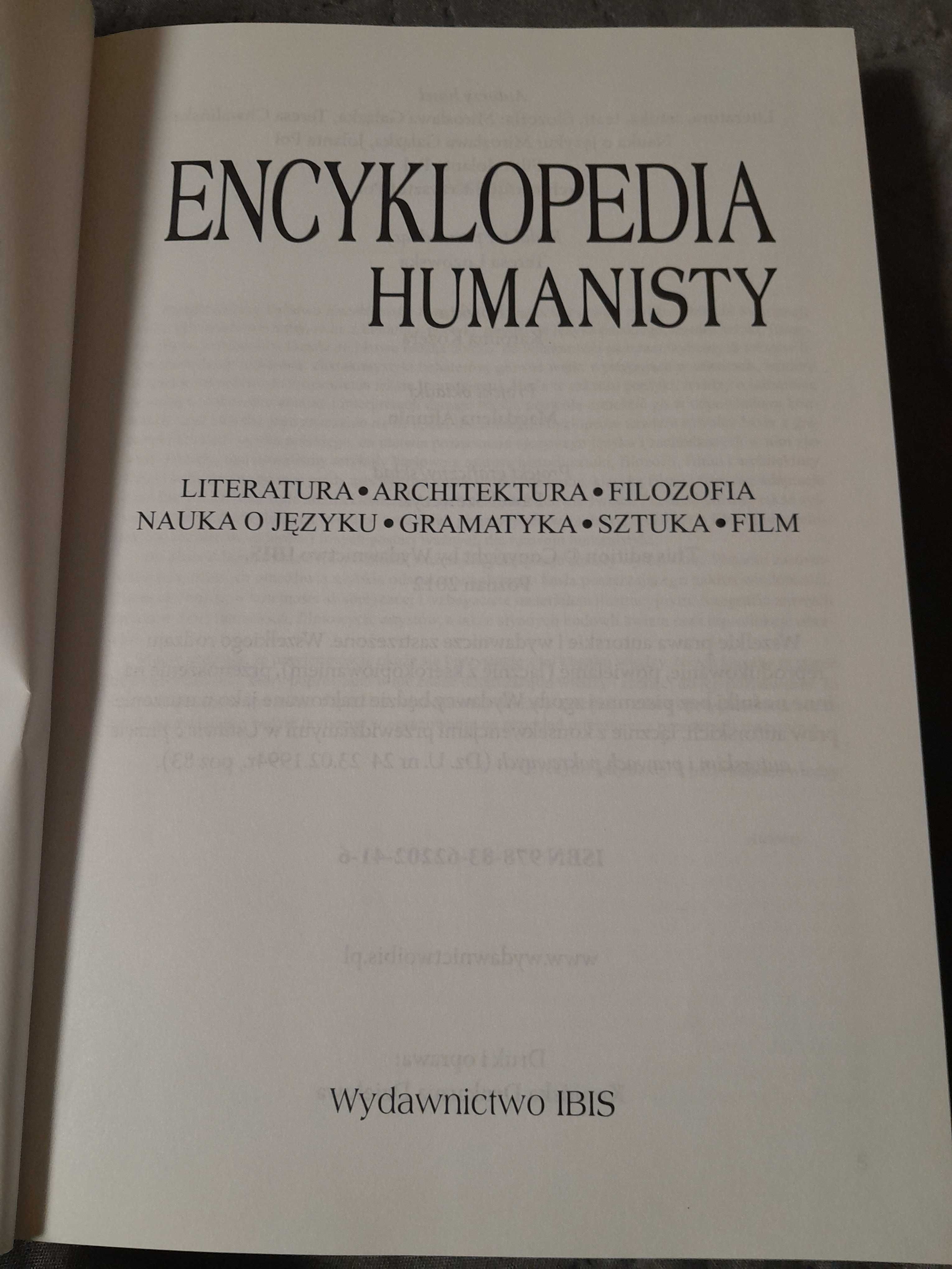 Encyklopedia Humanisty wydawnictwo IBIS