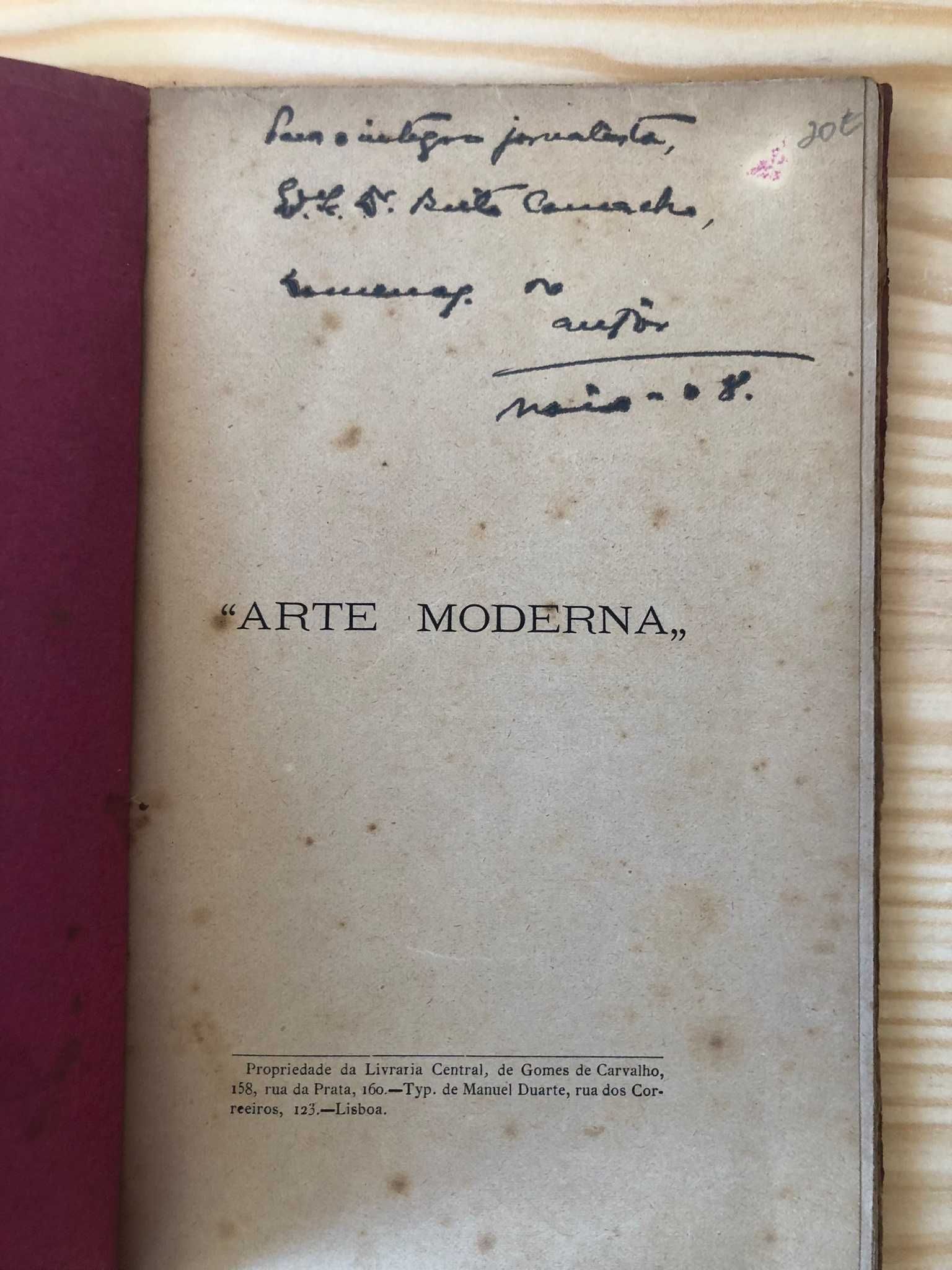 Arte Moderna (Miragem Crítica) - Fidelino de Figueiredo