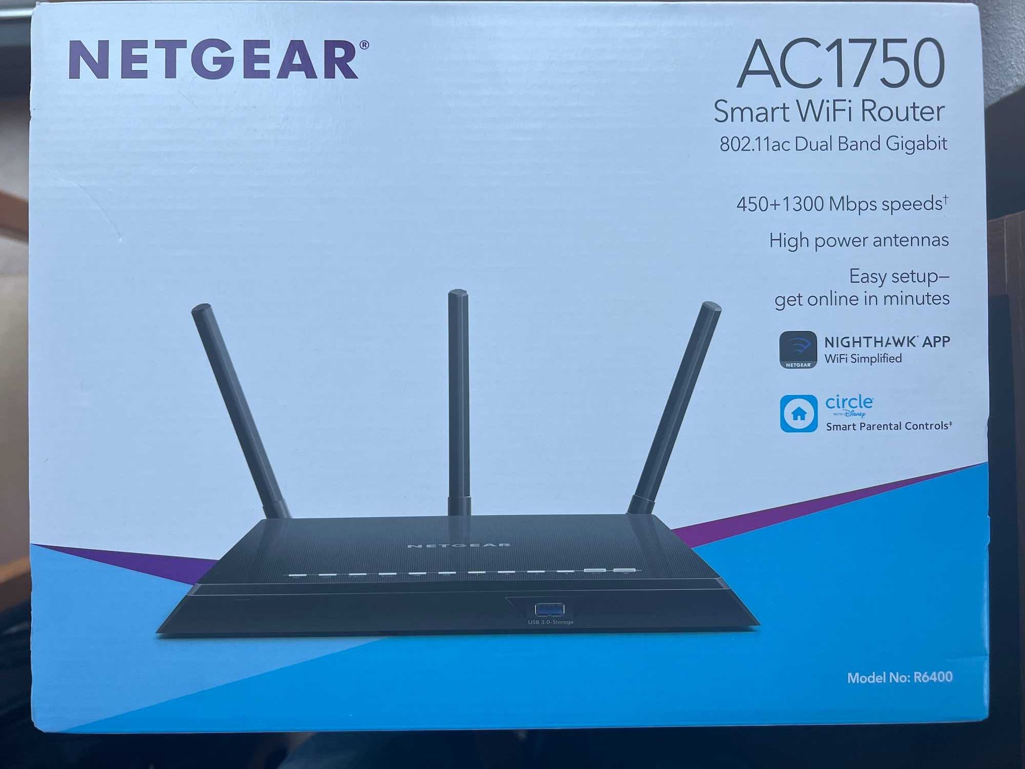 Router Netgear AC1750 Smart Wifi Router