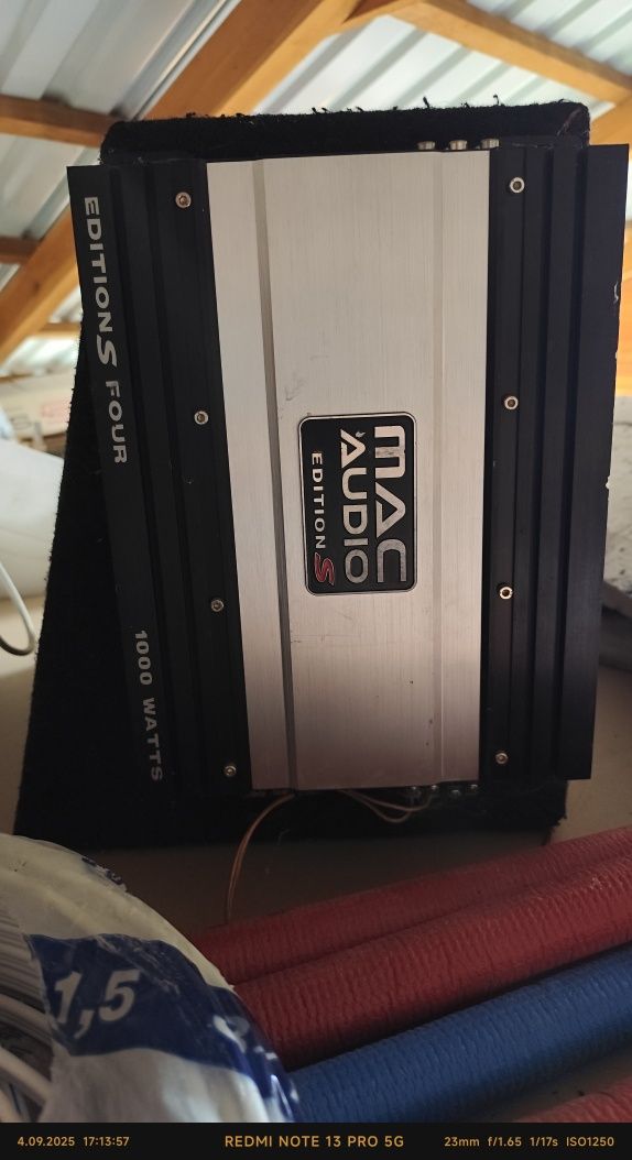 Zestaw Car Audio – Subwoofer Toxic + Wzmacniacz