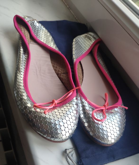 Балетки кожа р.40, Италия. Lavorazione..