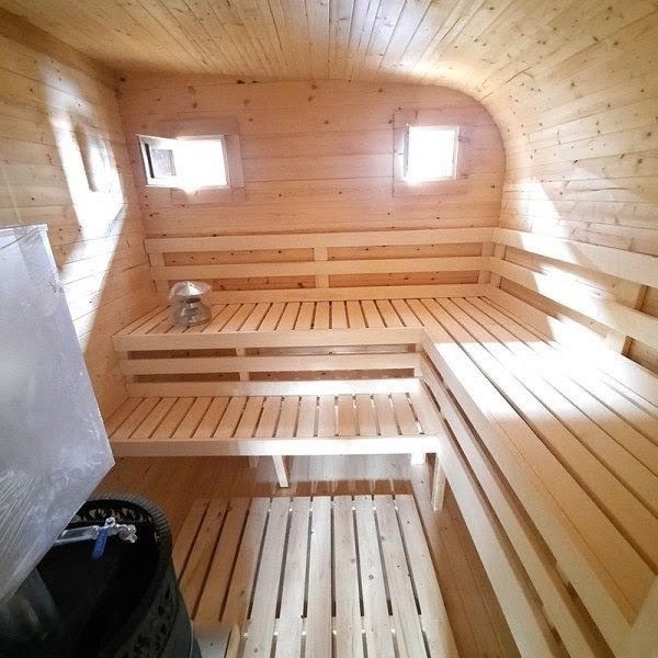 Квадро-Баня Парус 5,9 x 2,4 х 2,5 м из деревянного бруса хвойных пород