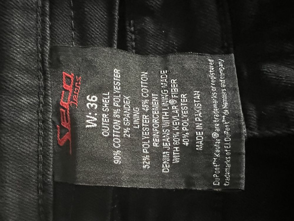 Spodnie motocyklowe Seca Square jeansy bojówki xl 36 shima dainese