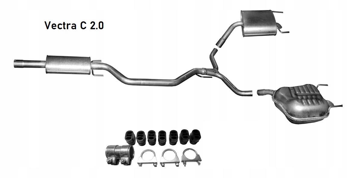 Глушник резонатор Opel Astra F/G/H/J Vectra A/B/C Corsa/ Zafira/Omega