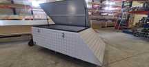 Skrzynka aluminiowa skrzynia transportowa bagażnik box kamper na wymia