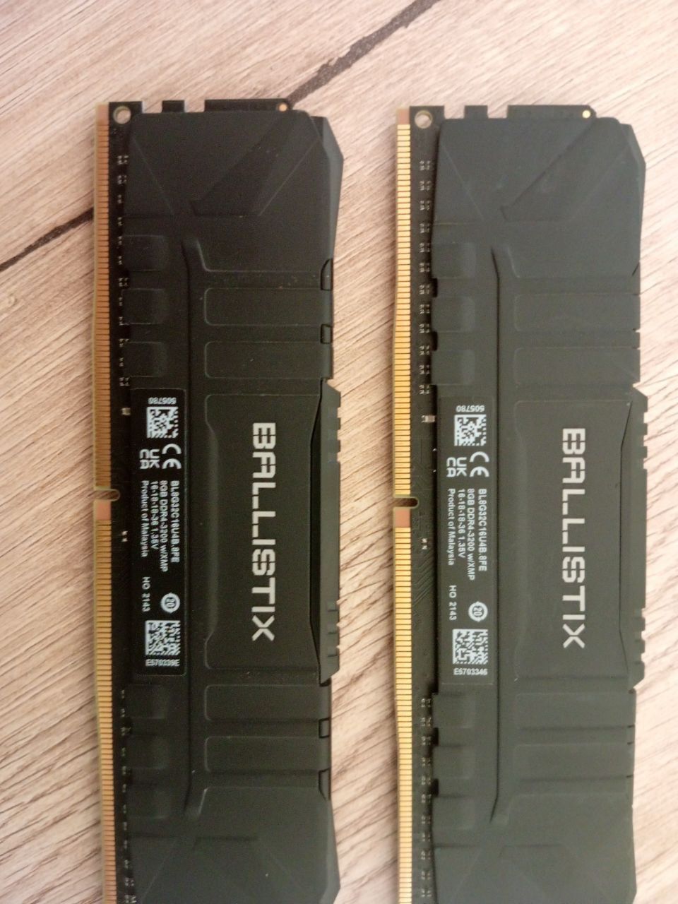 Оперативна пам'ять BALLISTIX DDR4 ОЗП (RAM) 2×8 GB — Crucial 3200 MHz