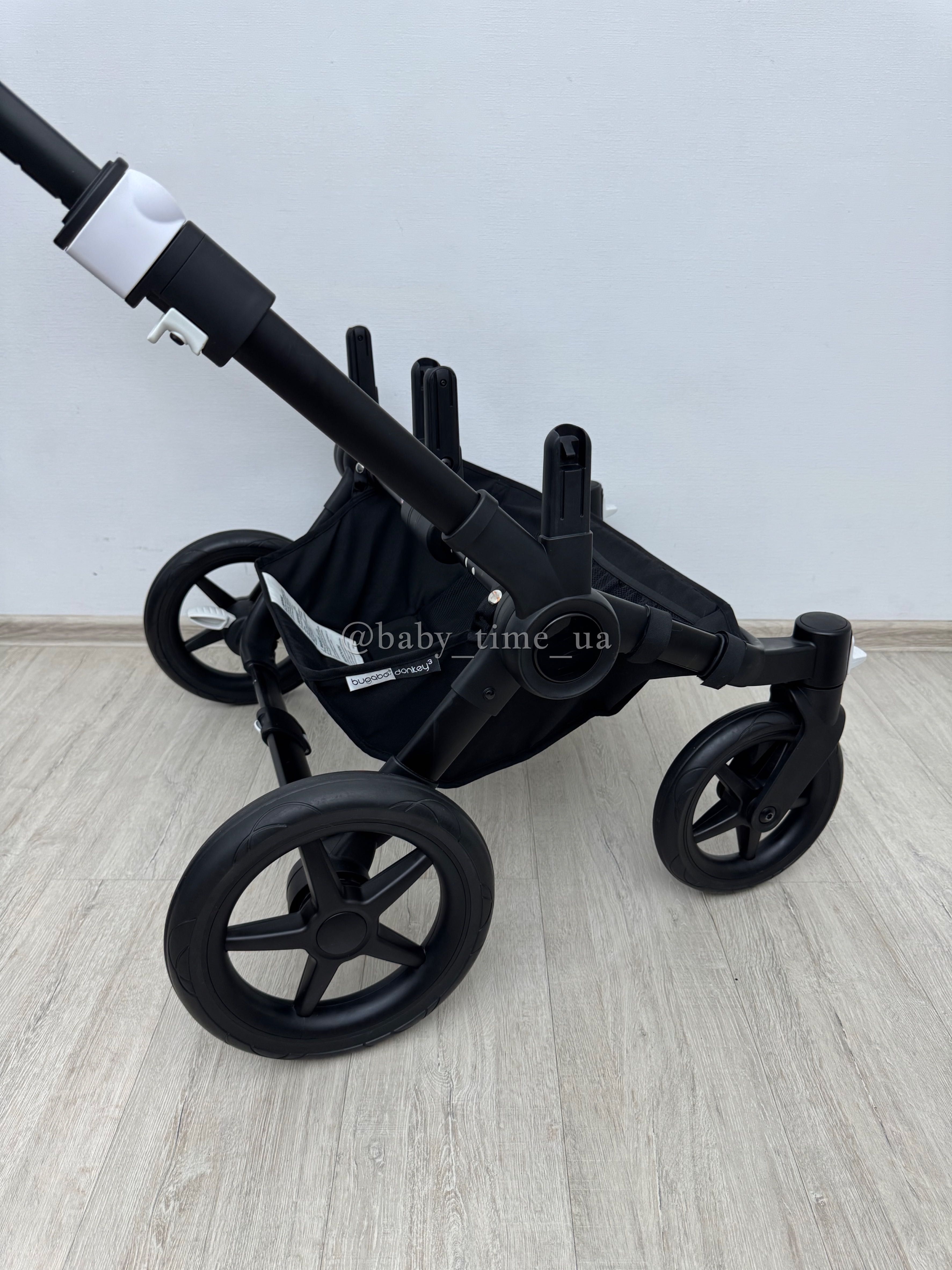 Bugaboo Donkey 3 Twin All Black коляска для двійні Бугабу Данкі 3