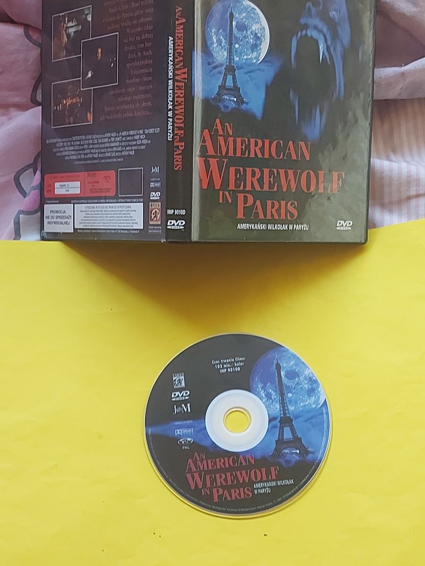 Płyta DVD Film Horror An American werenol in Paris 1997rok